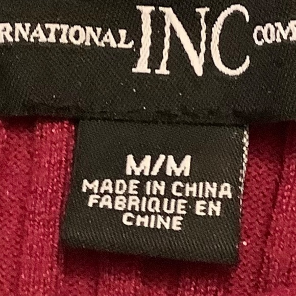 Burgundy Ladies Top from International INC (Macy’s) - Picture 4 of 6